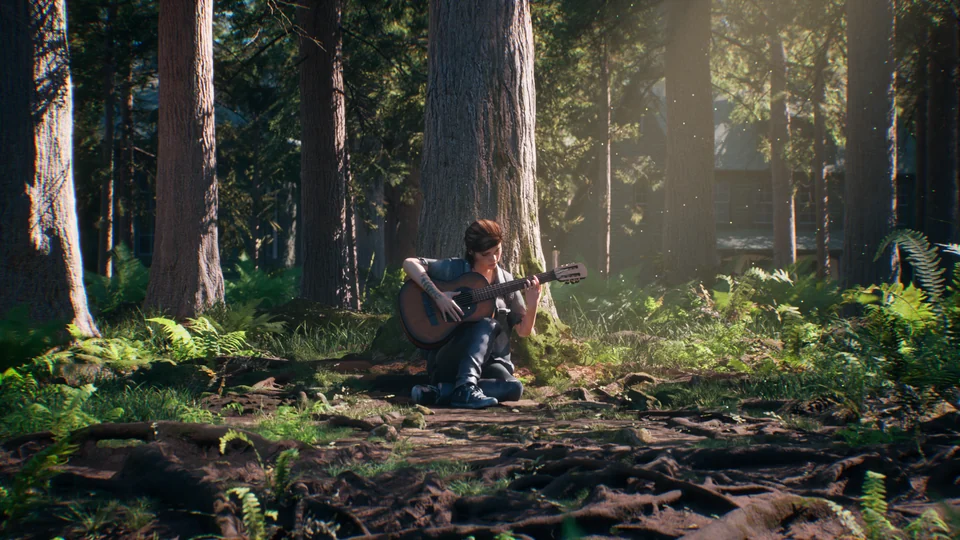 Ellie · The Last of Us Part II forest study · image 1